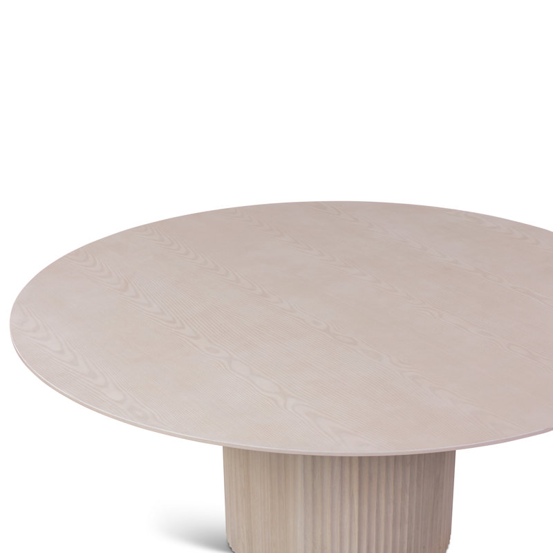 Modern Brazilian Round Dining Table, Nevoa