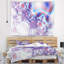 Tapisserie florale avec cellules extraterrestres-28496587