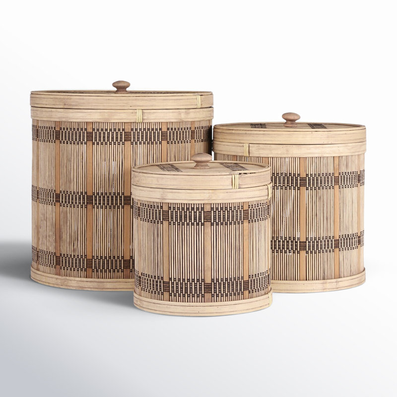 Nyree 3 Piece Wooden Decorative Box Set