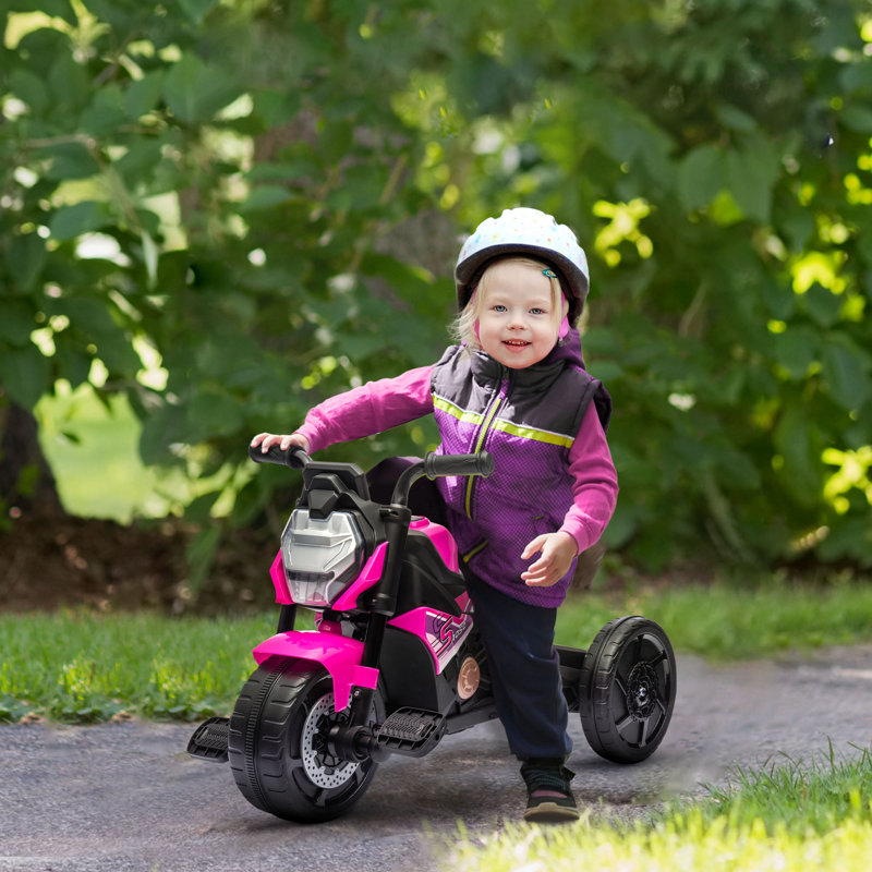 HOMCOM Pedal Ride On, Pink