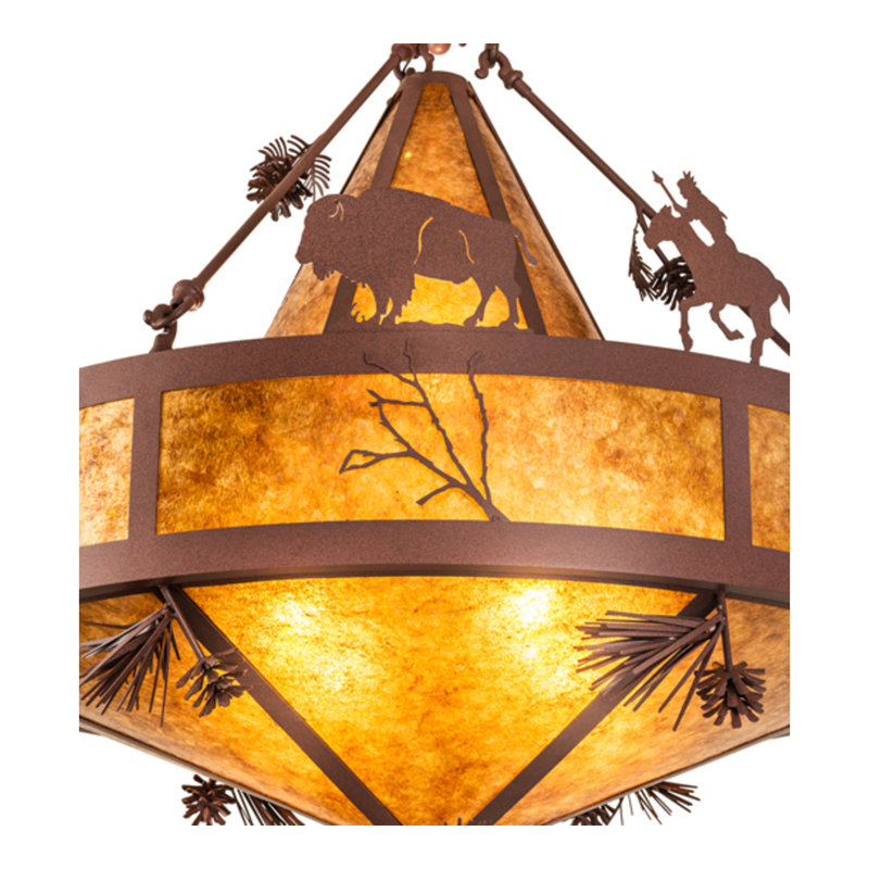 High Plains Rider and The Herd 5 - Light Pendant
