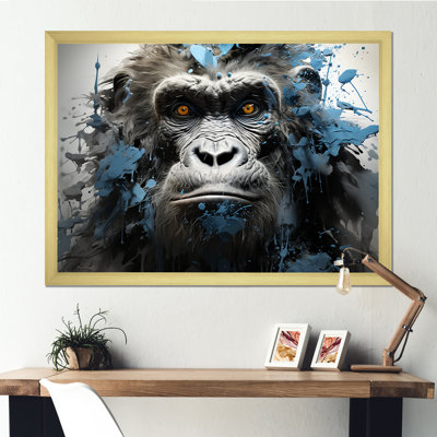 Graffiti noir sur toile