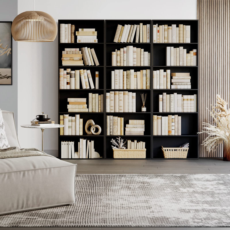 Floor-Standing Bookcase/Bookshelf/Storage Rack, 5 Layers, 70.8"H x 9.3"W x 23.6"D