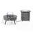 Walbrooke Round Propane Smokeless Fire Pit Table with Hidden Fuel Tank-88692501