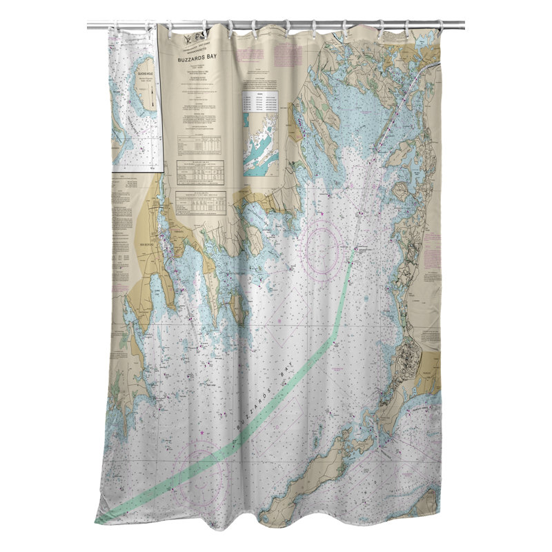 Rideau de douche simple buzzards bay ma