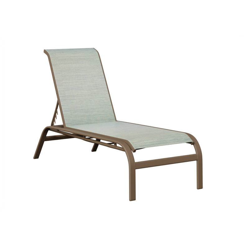 Chaise longue sans accoudoirs Berlin Gardens Murphy, Menthe, Argile