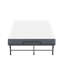 Grand lit pliant large de 75 po x 46 po pour les personnes de grande taille, lit escamotable extra long et large avec mousse à mémoire de forme de 5 po, lit d'invité robuste d'une capacité de 450 lb, lit simple portable spacieux