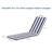 2Pcs Set Outdoor Lounge Chair Cushion Replacement Patio Funiture Seat Cushion Chaise Lounge Cushion-2131598422