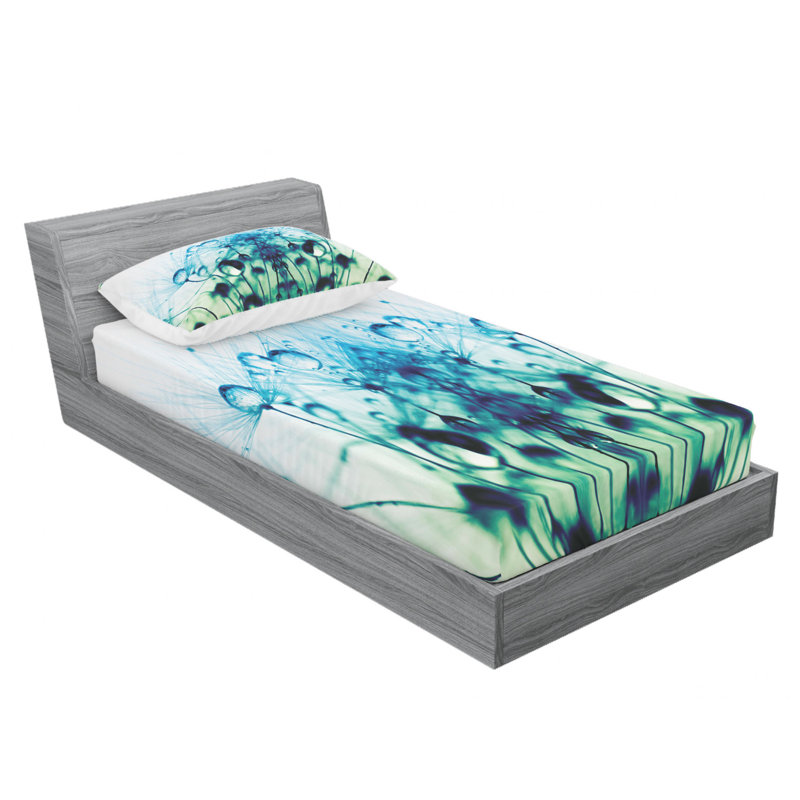 Microfiber Sheet Set, Twin Sheet Set + Fitted Sheet + 1 Pillowcase