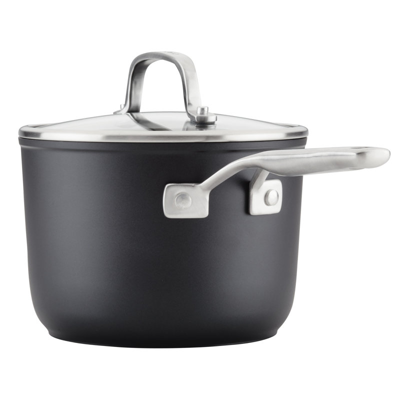 KitchenAid Hard-Anodized Induction Nonstick Cookware Set, 11-Piece