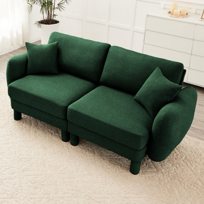Upholstered 30.32 " Boucle Loveseat