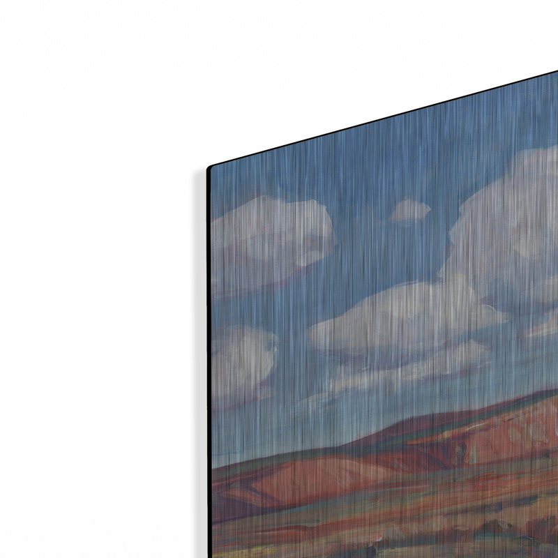 «Distant Mesa II» par Tim O'Toole, art mural en métal, H 24 po x l 36 po