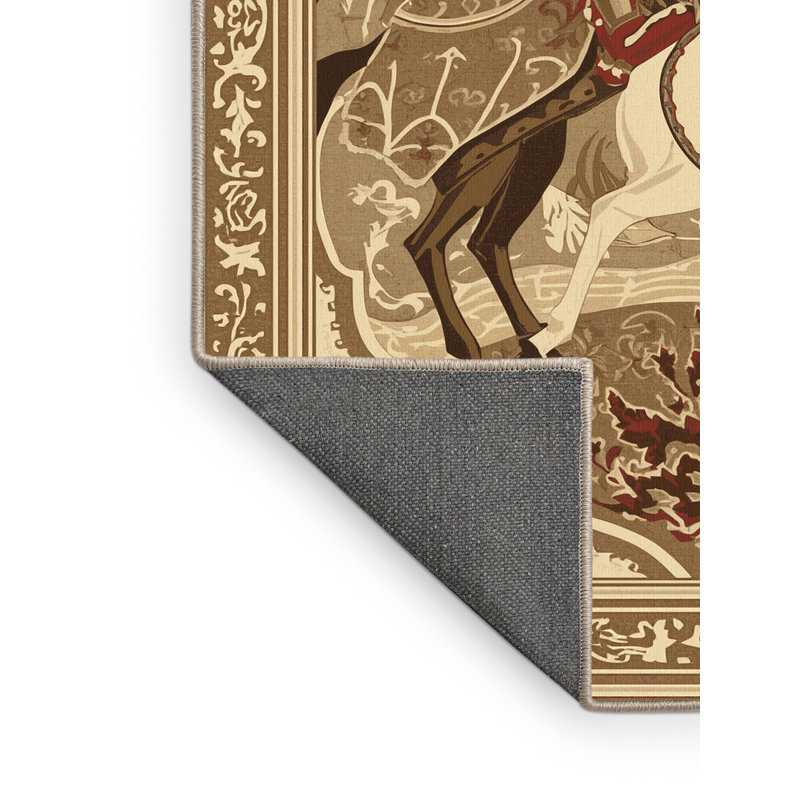 Tapis oriental doux et moelleux en jais beige, 6 x 9