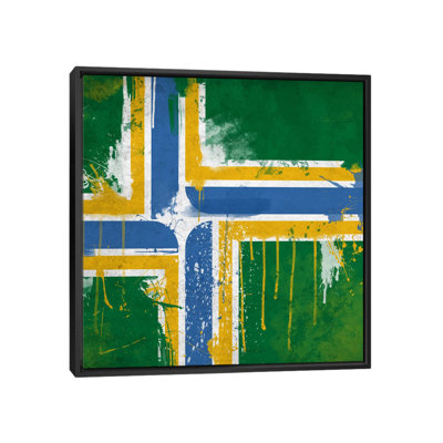 Drapeau portland, reproduction d’art sur toile