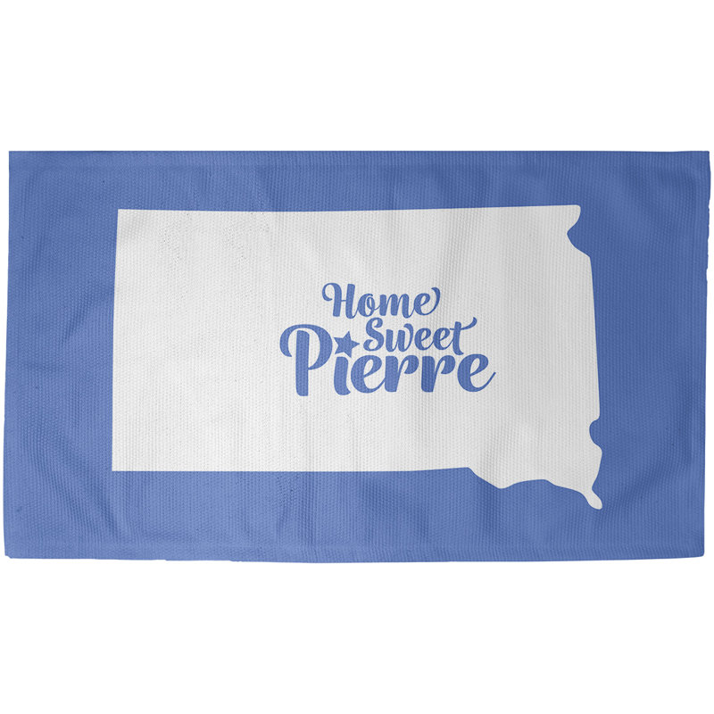 Tapis bleu Pierre Pierre Dakota du Sud, Rectangle 2 pi x 3 pi