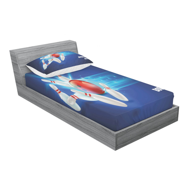 Microfiber Sheet Set, Twin Sheet Set with Fitted Sheet