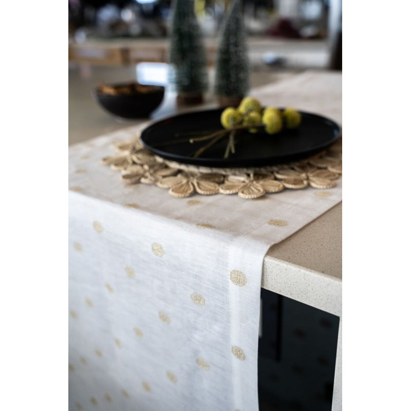 Chemin de table Vogue, Tapis de couloir 90 po, Argent