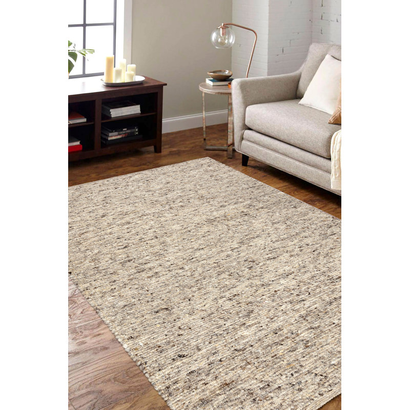 Paisynn Wool Area Rug, Rectangular 60 x 100cm