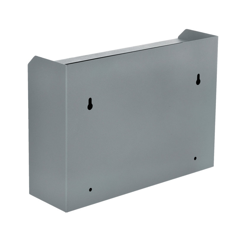 Medium Size Steel Multi-Purpose Mailbox Drop Box, Gray