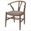 Chaise d'appoint en bois de noyer guinéen (ensemble de 2)-1870238459