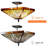 Annalisse Glass Semi Flush Mount-491958778