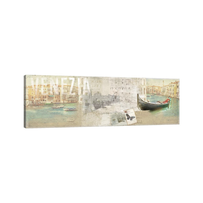 Venezia - Wrapped Canvas Panoramic Painting, 121.92 cm H x 40.64 cm W x 3.175 cm D