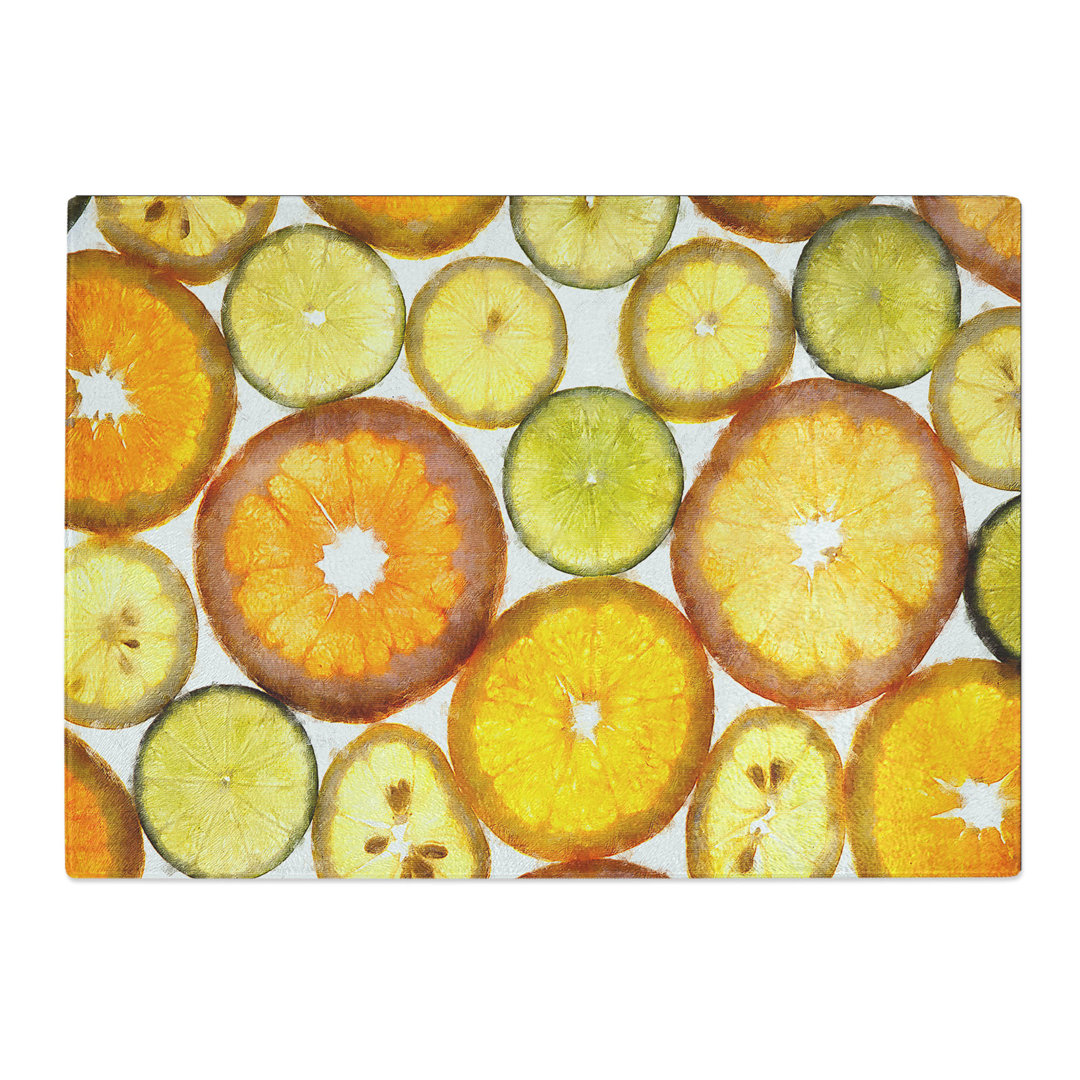 Sliced Citrus Fruit Chopping Board