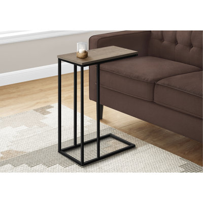 Table de bout, table d'appoint moderne, table d'appoint en forme de C de salon, table de bout intérieure pour l'espace de vie