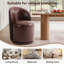 Upholstered Swivel Barrel Chair-644449111