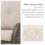 Fauteuils d'appoint en rotin avec coussins Bonia-39751552-39751561