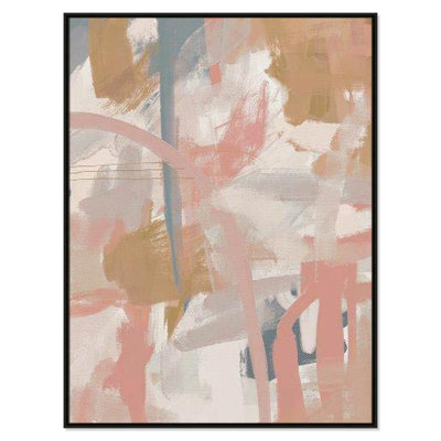 Giani Carmelo Norah Spring Colors Framed On Canvas by Leah Straatsma Print