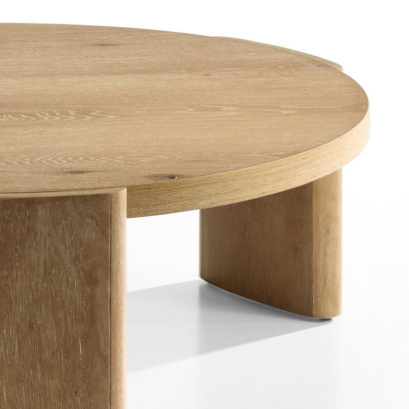 Ensemble de tables basses 2 pièces Blitar, 2 Pieces: Coffee Table, End Table, Oak Wood