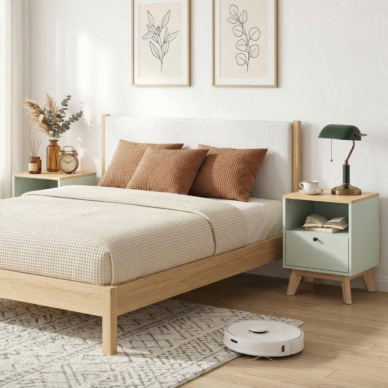 40 cm W Bedside Table