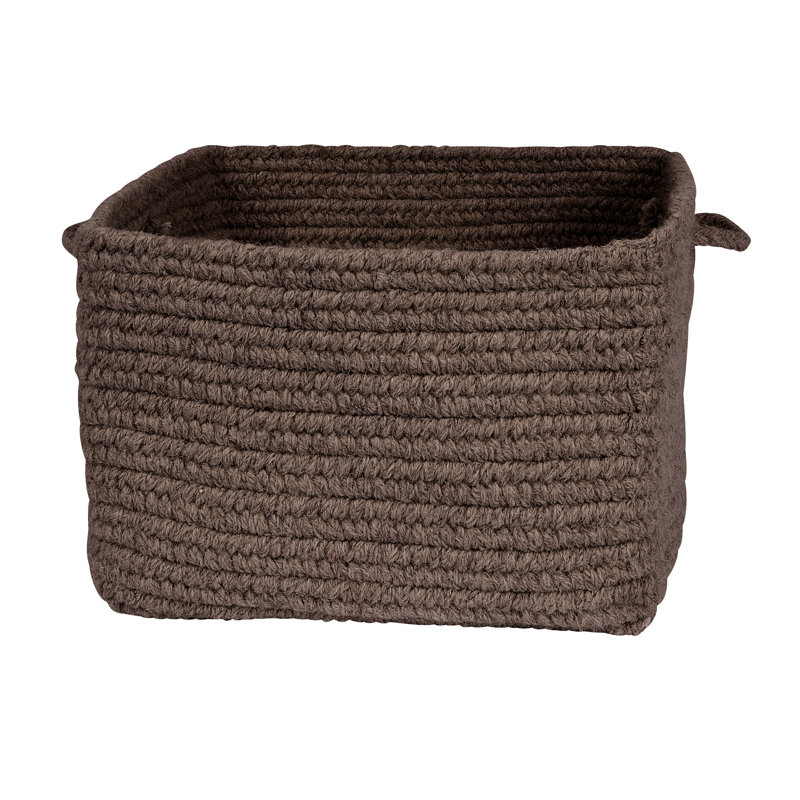 Panier en tissu, H 12 po x l 18 po x p 18 po, Beige clair