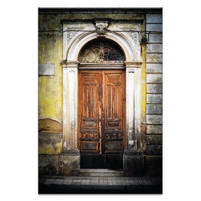 Doors Of Italy - Ionico by Joe Vittorio - Wrapped Canvas Print