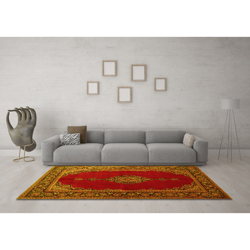 Annemarijn Washable Oriental Indoor Rug, Square 7'