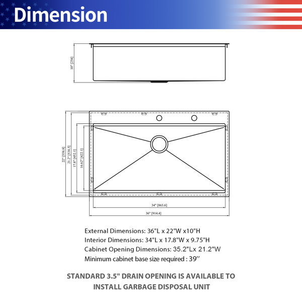 Dimensions du produit