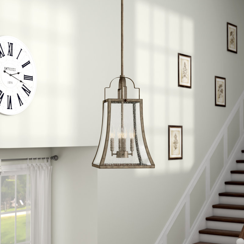 Luminaire suspendu géométrique 4 lumières Caston