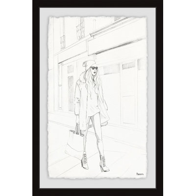 'Beanie Fashion' Picture Frame Print on Paper