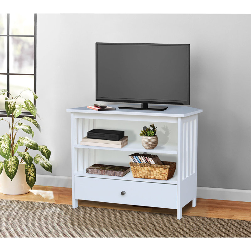 Manatuto Unfinished TV Stand for TVs up to 43", White