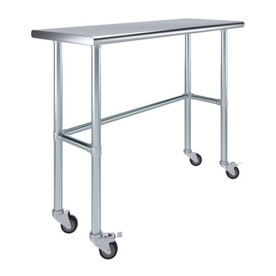 Table de travail en acier inoxydable