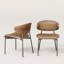 2 chaises de salle à manger, chaises de style moderne Mid-Century et chaises décoratives sans accoudoirs-1604505361