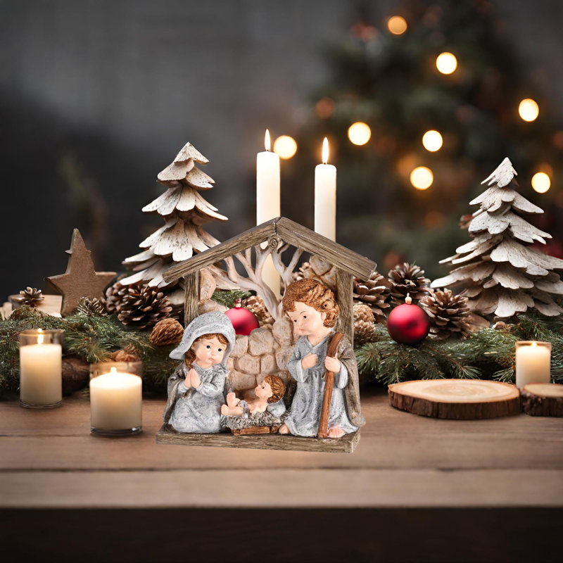Crèche de Noël avec crèche 6H