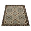 Rug & Kilim’S Caucasian Style Custom Rug In Blue With Geometric Medallions-223624633