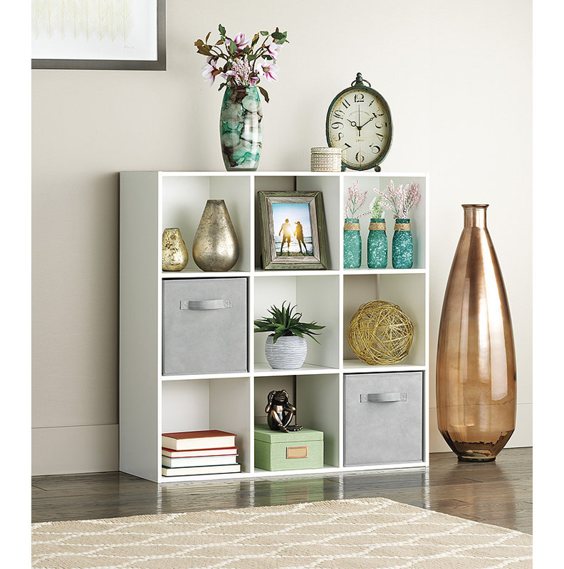 9-SECTION CUBE ORGANIZER-WHITE, White