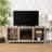 Kneeland 58" Open Storage Media Console with Electric Fireplace-900274149