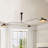 Davita Wrought Iron 3-Light Chandelier