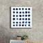 «Markmake Blue Sq 2» par Melissa Averinos, art mural sur toile-1175144824