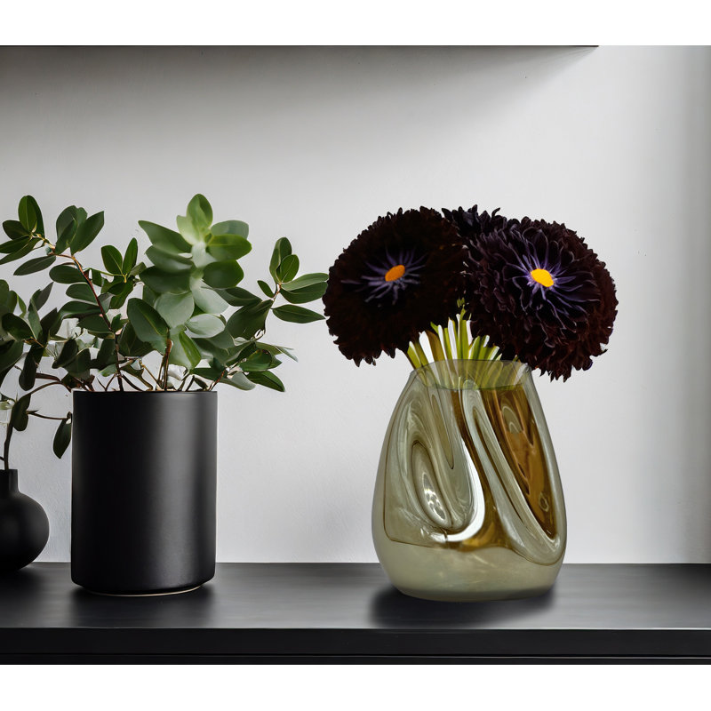 Vase en verre décoratif