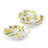 Mikasa Lemons 8.5 in Bone Chine Pasta Bowls